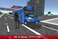 حافلة للشرطة مطاردةcrime city Screen Shot 5