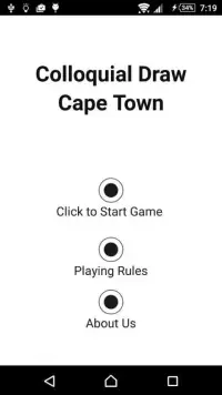 Colloquial Draw Cape Town Screen Shot 4
