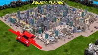 Futuristic Flying Car Driving Screen Shot 4