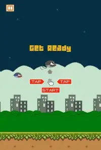 Flappy Crazy Bird Screen Shot 1