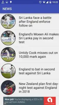 Football & Cricket Live Screen Shot 2