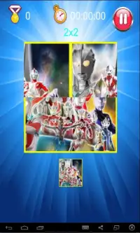 God Of Ultraman Theme Puzzle Screen Shot 2