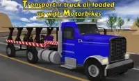 Moto Transporter Big Truck Screen Shot 4