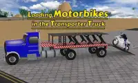 Moto Transporter Big Truck Screen Shot 12
