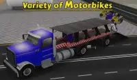 Moto Transporter Big Truck Screen Shot 1