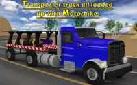Moto Transporter Big Truck Screen Shot 9