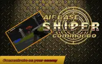 AirBase Sniper Commando Action Screen Shot 1