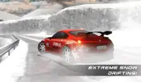 سباق ثلج الشتاء رالي السيارات Screen Shot 1