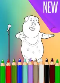 How To Color Sing cartoon Screen Shot 0