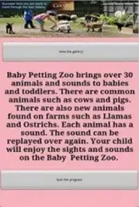 Baby Petting Zoo Screen Shot 2