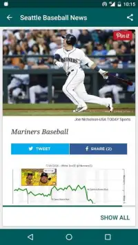 Seattle Baseball News Screen Shot 9