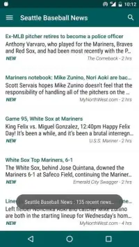 Seattle Baseball News Screen Shot 10