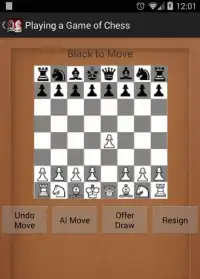 Chess Game AI Screen Shot 2