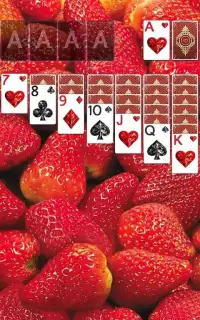 Solitaire Strawberry Theme Screen Shot 3