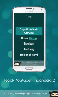 Tebak Youtuber Indonesia 2 Screen Shot 10