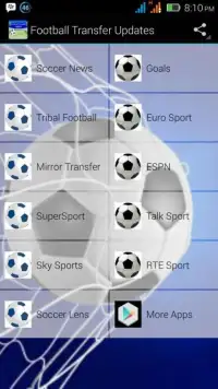 Football Transfer Updates Screen Shot 2