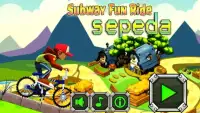 Subway: Fun Ride Sepeda Screen Shot 1