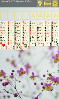 FreeCell Solitaire Relax Screen Shot 1
