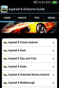 Guide asphalt 8 Airborne new Screen Shot 2