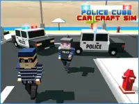 Police Car Craft Cube 3D Sims Screen Shot 9