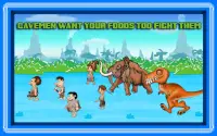 Dinosaur Island 2 : The Prehistoric Winter Ice Age Battle Food Adventure - Free Edition Screen Shot 1