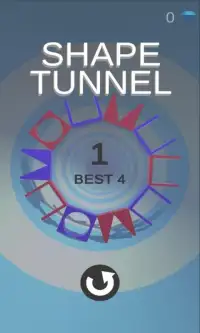Shape Tunnel : Rotate 3D Screen Shot 0