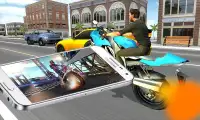 Bike traffic rider 3D Screen Shot 0