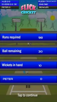 Flick Cricket 2016 Screen Shot 3