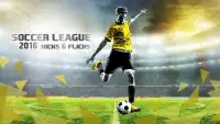 Soccer League Kicks & Flicks Screen Shot 0