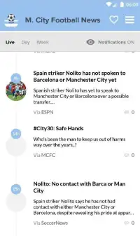 Man City: City Football News Screen Shot 1