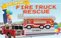 Fire Truck Rescue: Racing Game Screen Shot 2