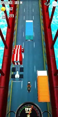 Subway Racing Moto Screen Shot 2