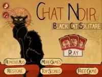 Black Cat Solitaire - TriPeaks Screen Shot 0