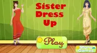 Indian Sisters Girl Dress Up Screen Shot 6