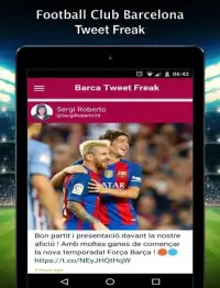 Tweet Freak for FC Barcelona Screen Shot 2