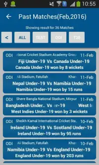 Cricket Mania : Cricket Scores Screen Shot 3