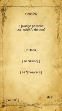 Quiz o Baśniach Andersena Screen Shot 5