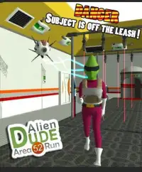 Alien Dude Area 52 Run Screen Shot 5