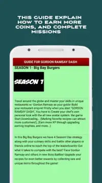 GUIDE FOR GORDON RAMSAY DASH! Screen Shot 2