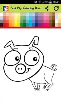 Pepy Pig Painting Color Screen Shot 0