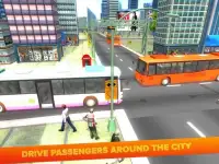 City Tourist Bus Driving 3D Screen Shot 1
