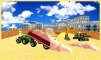 Tractor Sand Transporter Sim Screen Shot 8