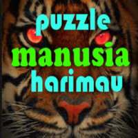 Photo Puzzle Manusia Harimau