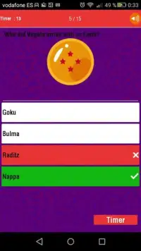 Trivia Quiz Pro: Dragon Ball Z Screen Shot 0