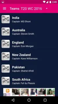 T20 WC 2016 Live Score Updates Screen Shot 2