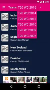 T20 WC 2016 Live Score Updates Screen Shot 1