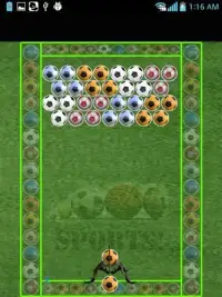 Bubble Football Shooter Screen Shot 0