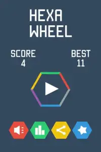 Happy Hexa Wheels:Switch Color Screen Shot 10