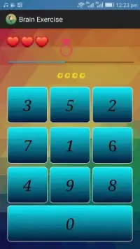 Brain Memory - Number Game Screen Shot 1