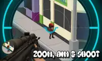 3d toon army sniper shooting Screen Shot 3